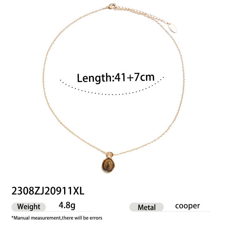 Elegant Retro Tiger s Eye Beaded Jewelry Set: Necklace, Earrings & Ring