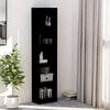 Day and Night - Day and Night 5-tier Black Plywood Shelf 40x24x175 Cm