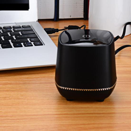 YI001 Computer Speaker Plug Play Wide Compatibility ABS Mini USB Wired Subwoofer Speaker for Home