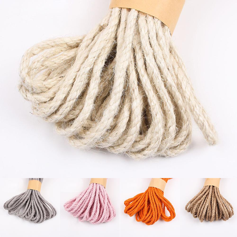 Jutový motouz pro škrabadlo Škrabadlo pro kočky Náhradní lano pro kočku Stromová věž Řemesla Zahradnická houpací síť Domácí dekorace (33 FT)