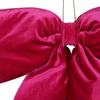 Raspberry Pink Velvet Hanging Bow