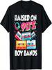 Raised On 90s Boy Bands Cassette Tape Retro T-Shirt