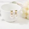 Korean Style Gold Heart Pearl Earrings - Luxurious High-End Design and Bestseller Appeal