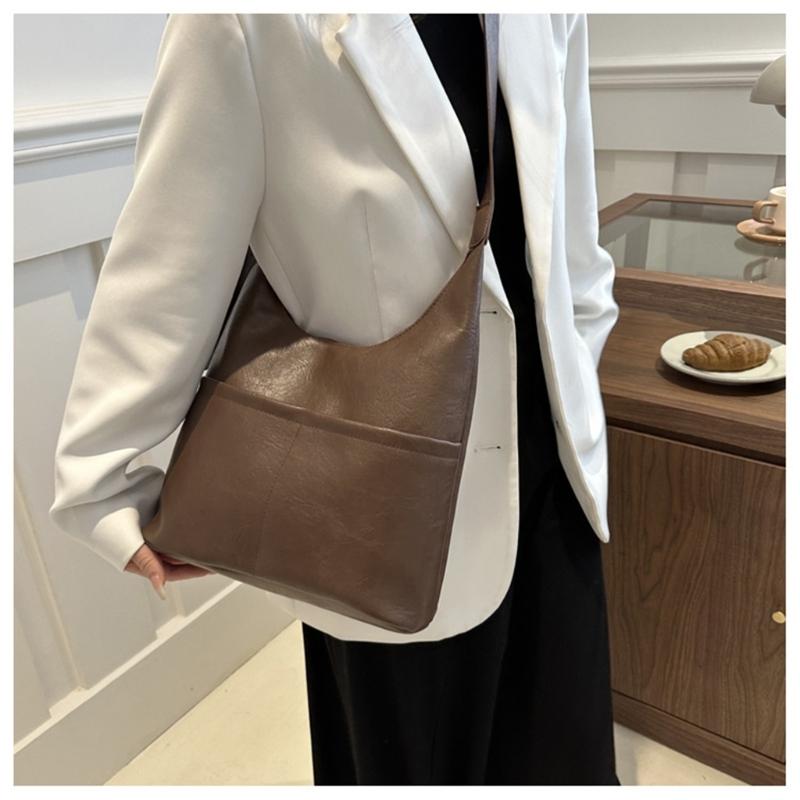 Sac d'aisselle Élégant pour Professionnels et Étudiants Sac à Bandoulière Léger et Polyvalent