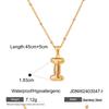 Stainless Steel Letter Necklace Pendant, High-end Collar Chain, Titanium Steel Jewelry for The Neck.