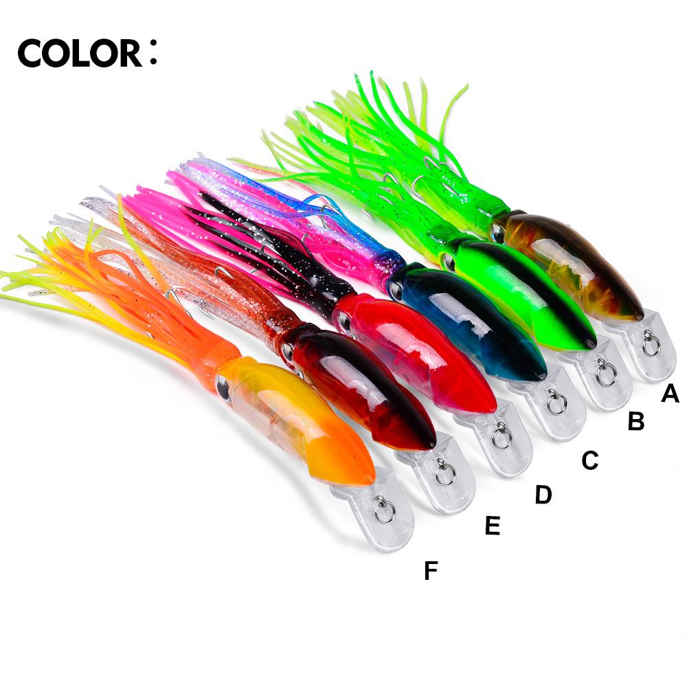 10cm Lure Plastic Squid Belt Must Lure Bait 18.5g Lure Bait Bionic Simulation Bait