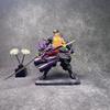 One Piece Anime Fugure 23cm Double-blade Flow Enma Zoro Battle Statue Action Toy PVC Figure Model Collectible Decoration Toy