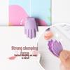 Colorful Cartoon Macaron Ticket Holder - Cute, Portable, Labor-Saving Palm Clip for Office & Study