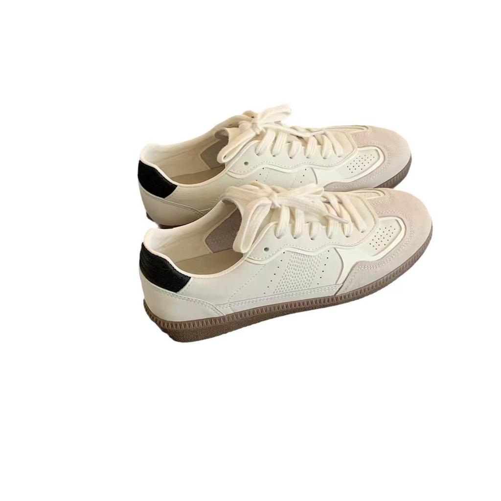 Silver platform mesh breathable moral training shoes women's 2025 spring niche round head lace-up casual sports Forrest Gump board shoes