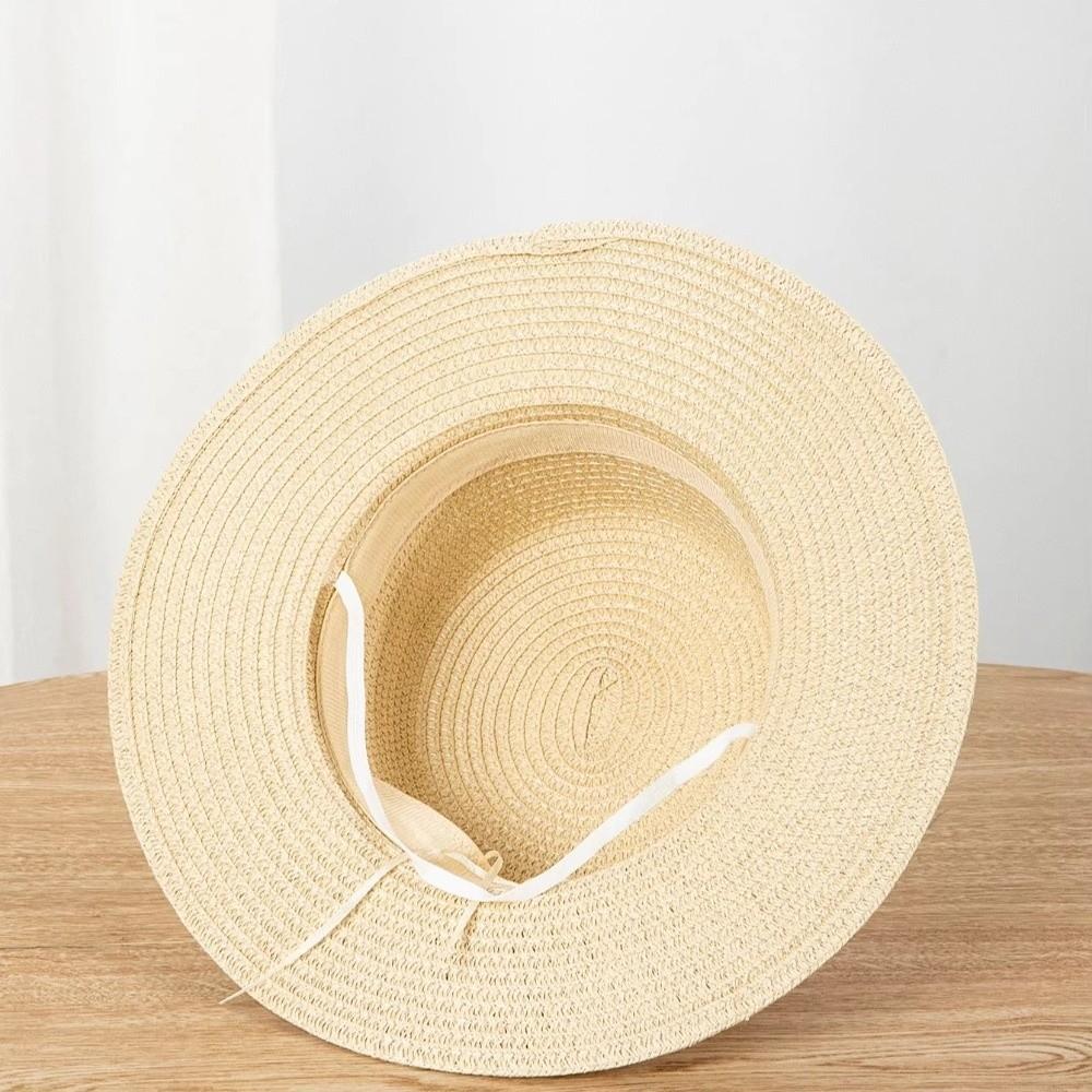 Wide-Brimmed Sun Hat Foldable Beach Hat New Straw Hat Summer