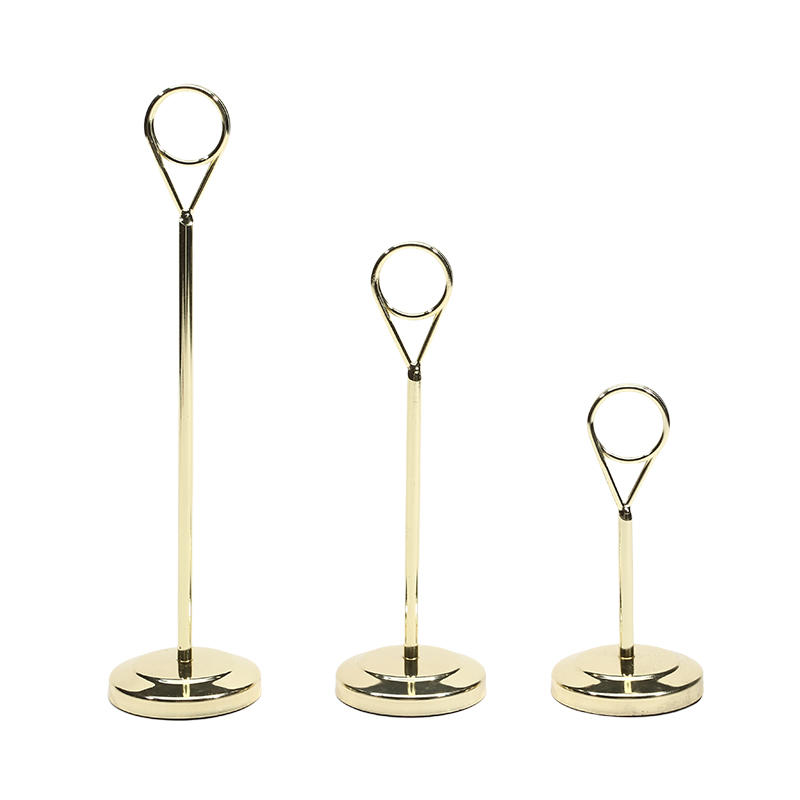 Round Shape Metal Card Holders Table Number Holders Photo Stands Memo Clip Wedding Birthday Party Supplies Note Clamp Stand