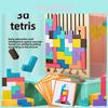 Tetris Wooden Puzzle For Kids Educational Brain Teaser Building Blocks Gift For Children