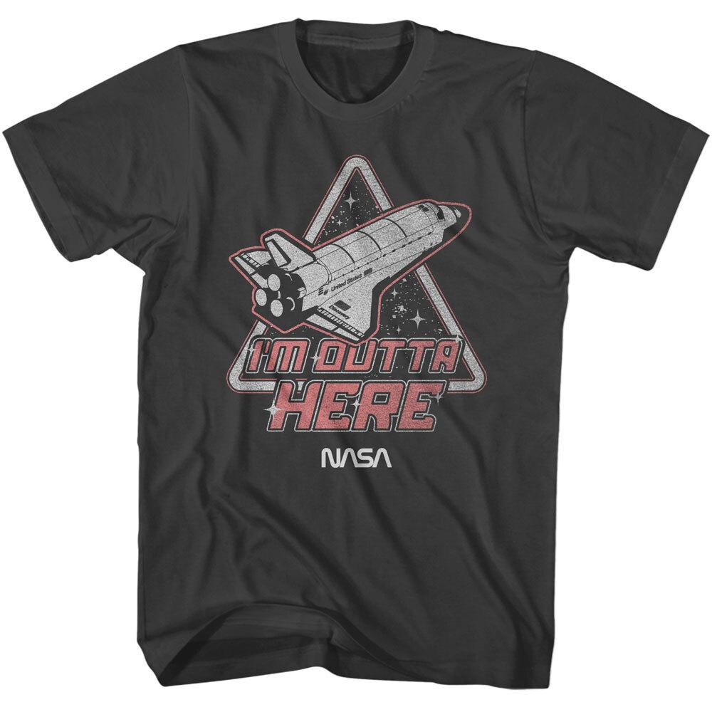 NASA United States Discovery I m Outta Here Men s T Shirt M