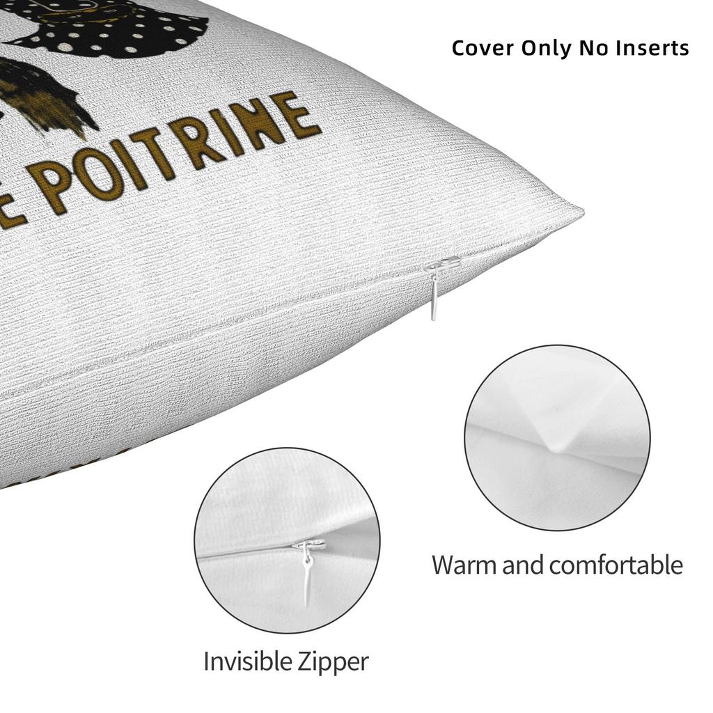 Angine De Poitrine ROCK Band Pillow Case Square Pillow Cover Funny Cushion Cover For Living Room Sofa