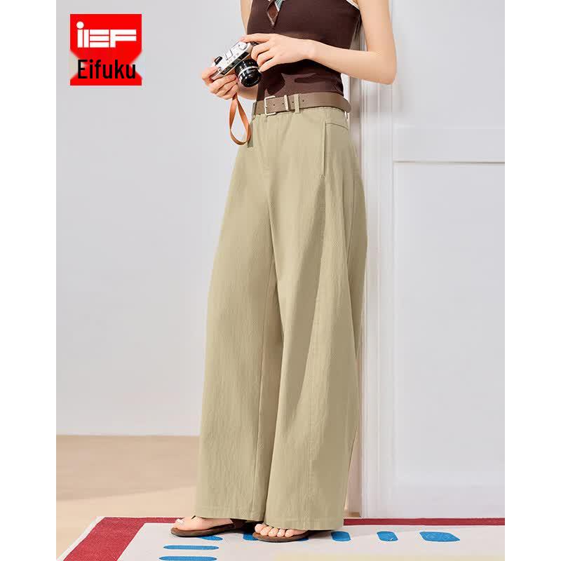 IEF Women s Loose Wide-Leg Casual Pants XS