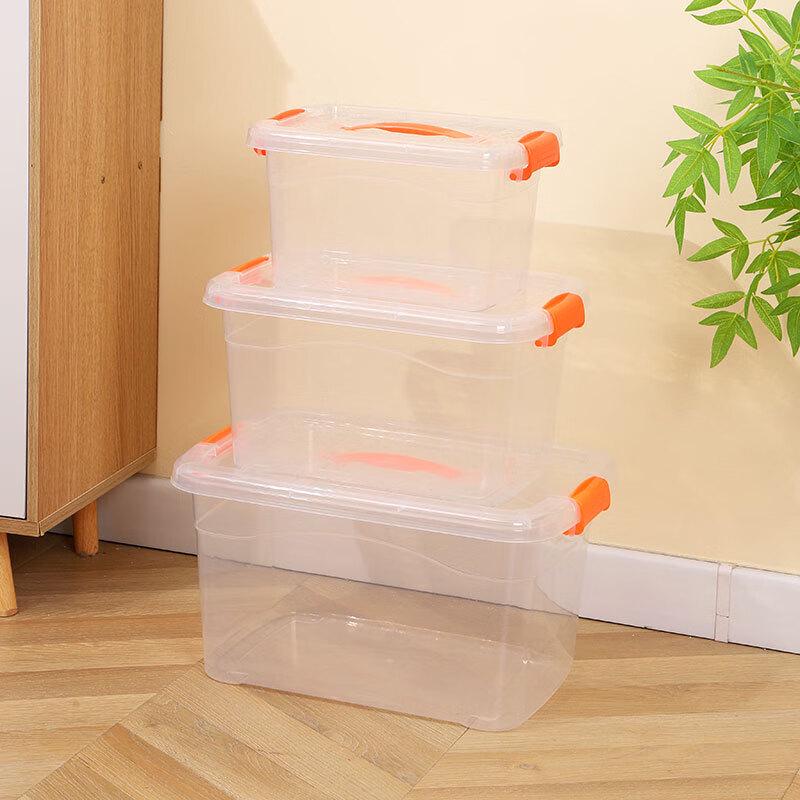 Transparente Hand-Aufbewahrungsbox aus Kunststoff