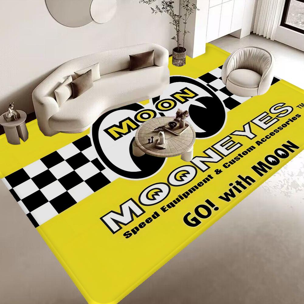 

Mooneyes Print Floor Mat INS Style Soft Bedroom Floor House Laundry Room Mat Anti-skid Bedside Area Rugs 40x60cm