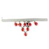Exaggerated Multi-row Rhinestone Large Water Drop Pendant Necklace Neck Chain, Fashionable and Luxurious Multi-color Water Drop Necklace