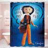Anime Movie Coraline Shower Curtain - Water-Repellent And Leak-Resistant, Mold And Mildew Resistant For