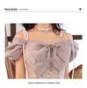 Graues Neckholder-Abendkleid - Damen 2026 Neuer Stil: Luxuriöses Bankettkleid für Zeremonien, Gesangsprüfungen