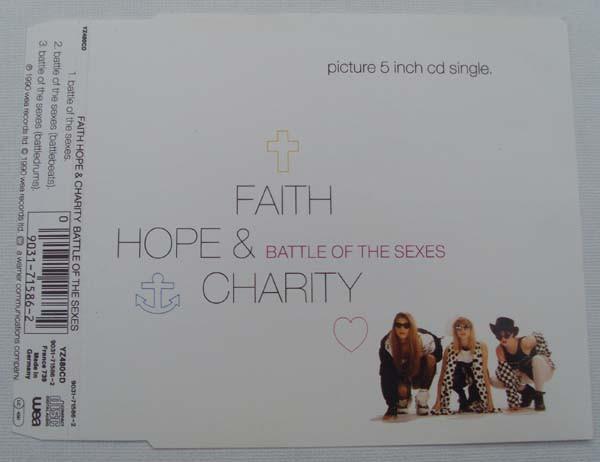 

CD FAITH, HOPE & CHARITY - Battle Of The Sexes 9031715862,YZ48 WEA 1990 UK Dance & Electronica Used