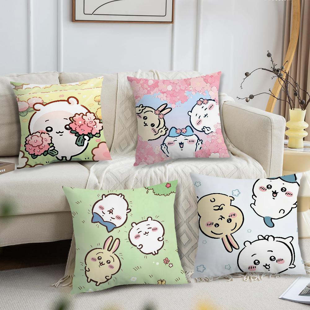 Cute CChiikawaS Kawaii cushion cover For Pillow Printing Sofa Decoration Home Car Room Coffee Shop Office Nordic Simplicity