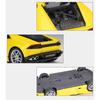 Welly 1/24 Lamborghini Huracan LP610-4 Alloy Racing Car Model Diecast Metal Sports Car Model Simulation Collection Kids Toy Gift