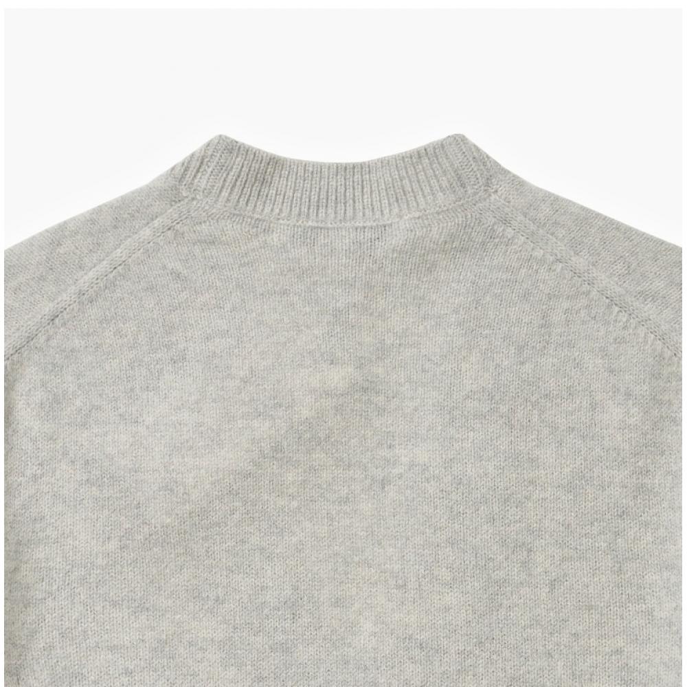 MaiSon KitSune Lm00507kt1006 H120 Baby Fox Patch V Neck Men S Cardigan