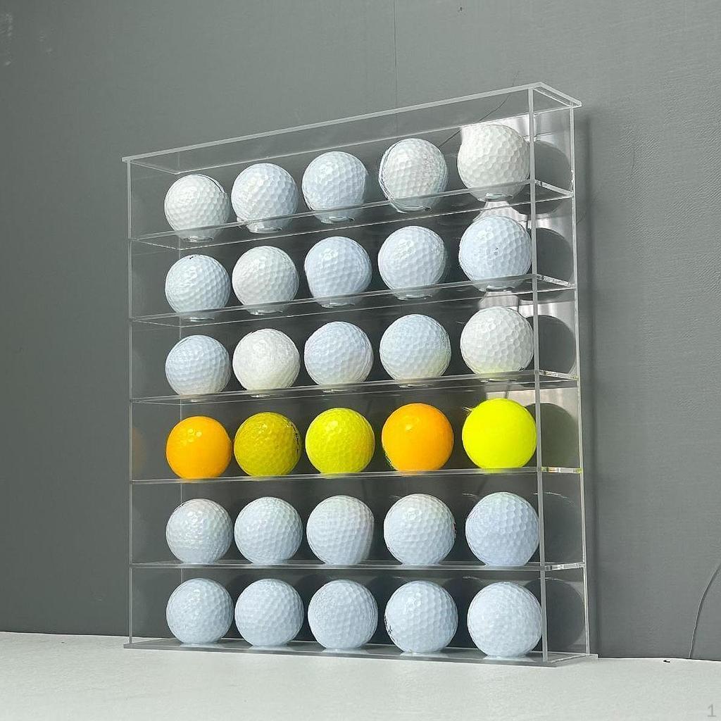 6-stufige transparente Acryl-Golfball-Vitrine