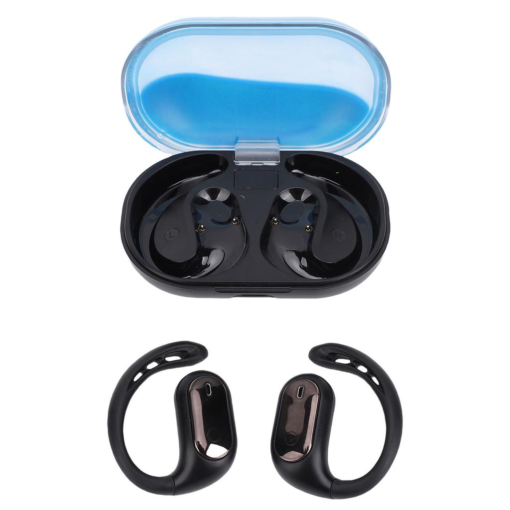 Earphones Stereo Sound Effect Luminous Gradient Color Earhook Earphones for Work Life Study