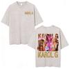Karol G Tropicoqueta Tour New Album  Vintage Washed T Shirts Men Women Fashion Aesthetic Tshirt Casual Cotton Loose T Shirt
