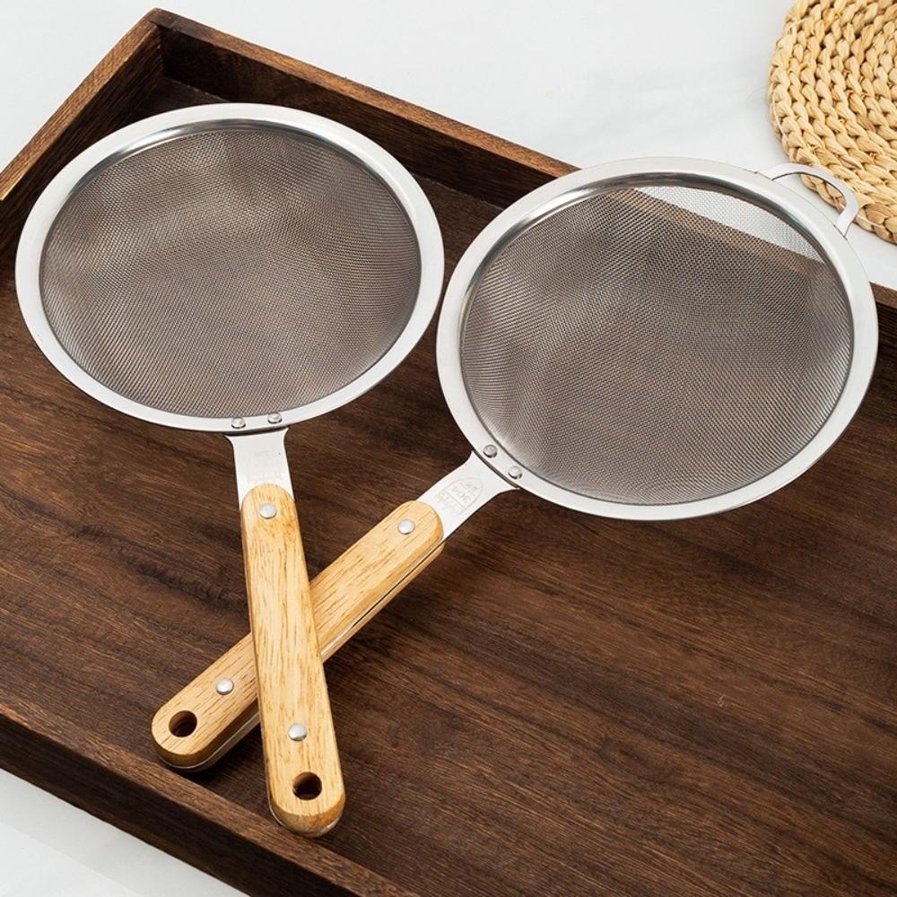 Stainless Steel Food Strainer Colander Rust-Proof Cocktail Sieve New Tea Strainer  for Kitchen