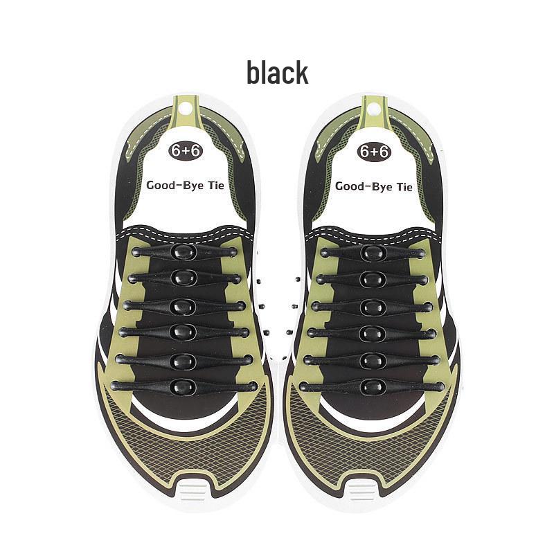 Universal No-Tie Elastic Silicone Shoelaces