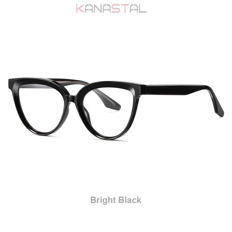 Women Cat Eye Reading Glasses Prescription CR39 Optical Lenses Myopia Eyewear Blue Light Blocking Computer TR90 Eyeglasses Frame