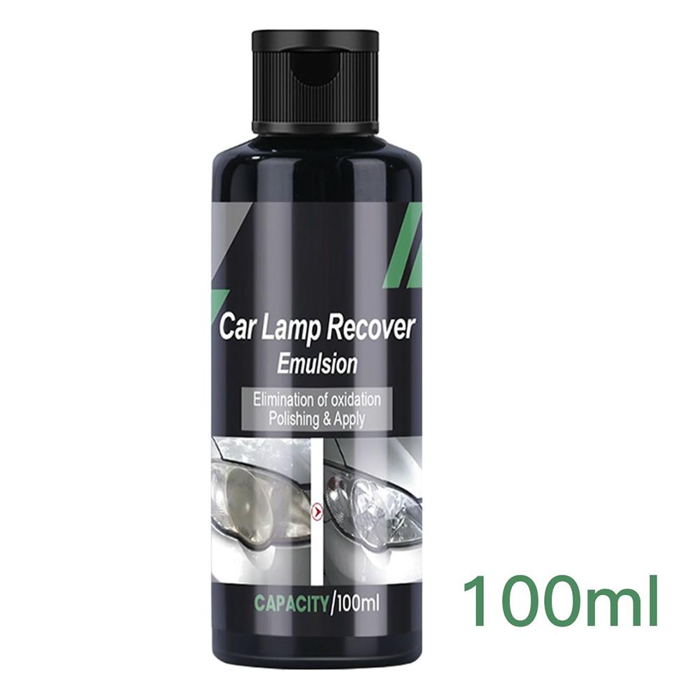 Car Headlight Polishing Cleaner Scratch Repair Polish Fluid Long-Lasting Cleaning Liquid Auto Headlamp Maintenance Refurbishment