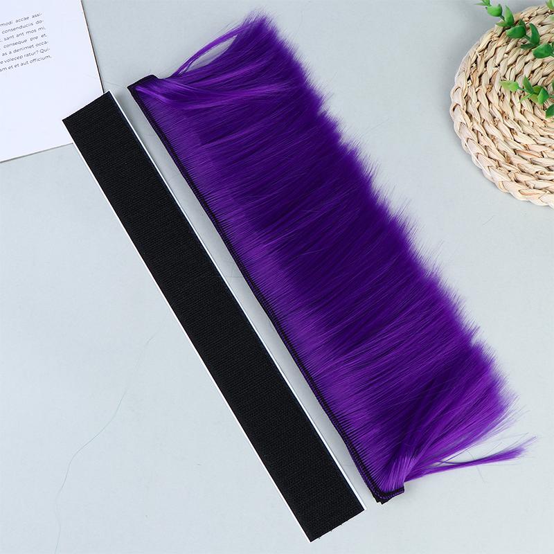 Punk Mohawk Synthetic Wigs Colorful Helmet Decorations For Motorcycle Bicycle Accessories Reusable Hair Stylish Riders