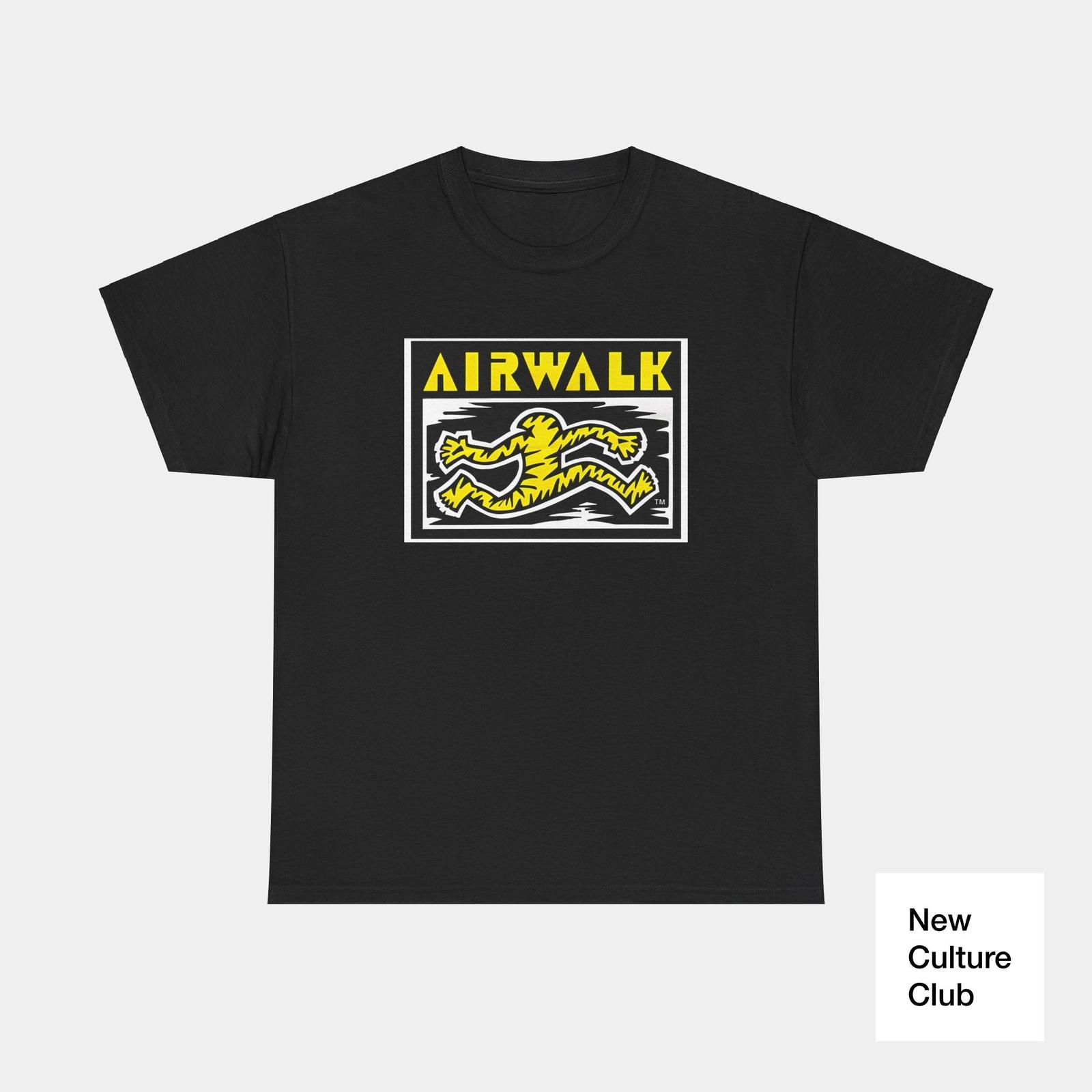 Airwalk Vintage Retro 90s 80s Skateboarding T Shirt Design S