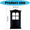 Retro Style 1/12 Scale Dollhouses Bathroom Classical Door Bathroom For DIY Room Decorations