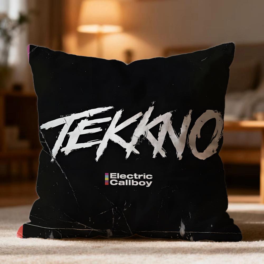 Hot E-EElectric Callboy Cushion Cover Soft Washable Pillow Case Multi-Scene for Couch Bed Travel Office Use