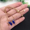 Evil Eye Charms with Butterfly & Starfish Connectors for DIY Jewelry Bracelets & Necklaces