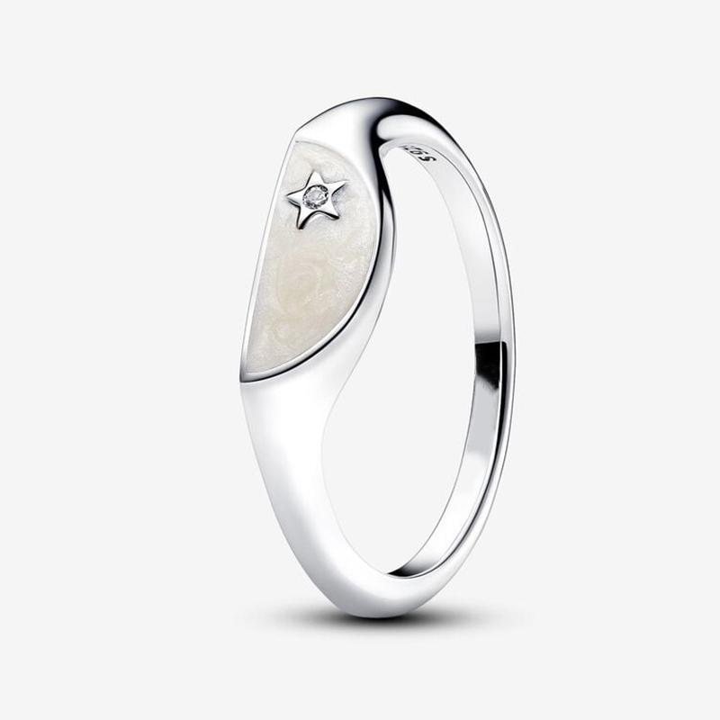 

Celestial Sun Moon Ring Set Women Luxury Do It Yourself Jewellery Gifts New in Authentic Couple copper Day Night Rings Set 7