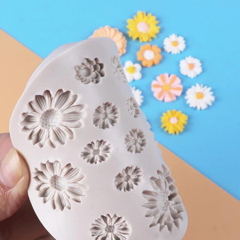Butterfly Floral Silicone Mold Set for Fondant Resin Crafts Versatile Mold Kit for Cake Decoration DIY Projects Baking Tools