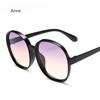 Classic Big Frame Luxury Women Sunglasses  Designer Fashion Plastic Vintage Round Gradient Sun Glasses Uv400 Eyewear