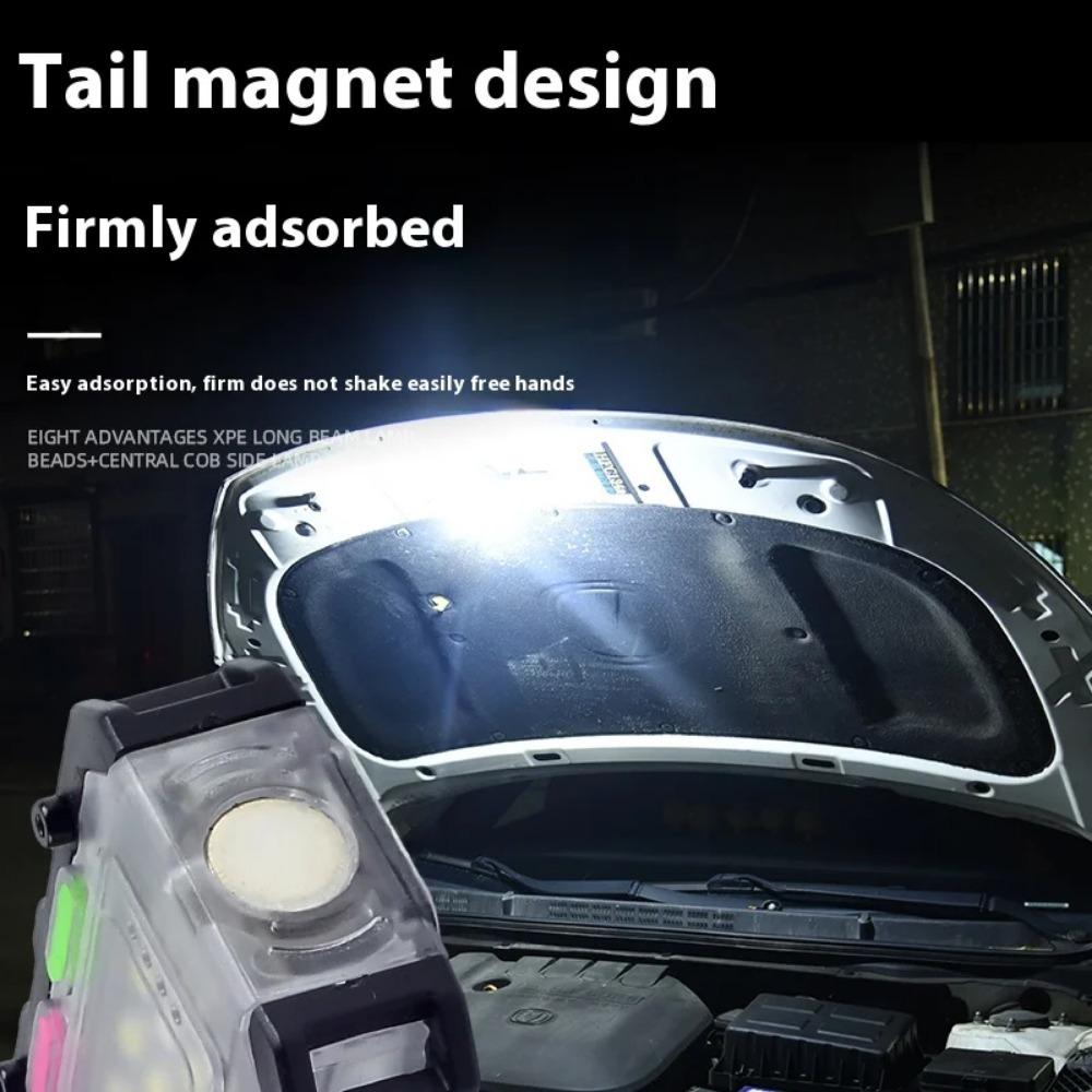 EDC Tactical Flashlight Portable Mini LED Light Outdoor Camping Hiking Tools USB Rechargeable Running Emergency Hiking Lantern