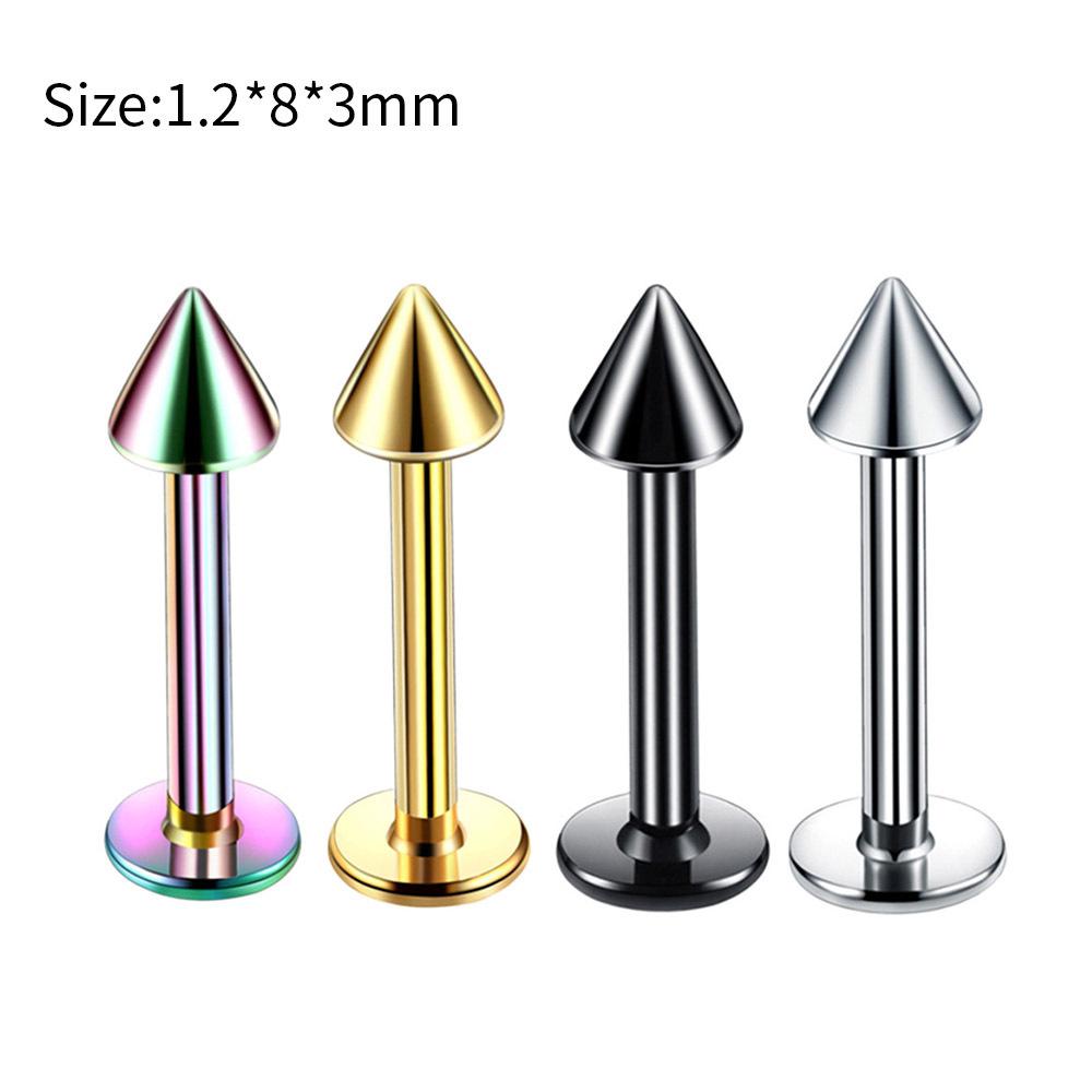4Pcs Stainless steel piercing accessories - eyebrow piercings, lip piercings, body piercing accessories