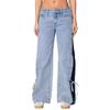 Ladies' Retro Straight Leg High Waisted Jeans