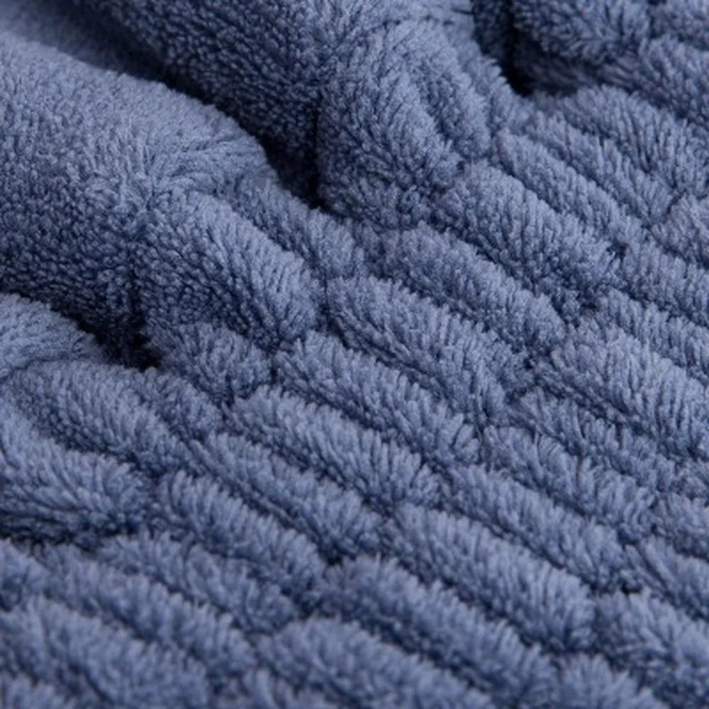 1pcs New Microfiber Bathrobe Dry Hair Cap Coral Fleece Bath Thickened Princess Hat Super Absorbent Dry Hair Cap