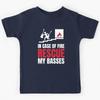 Funny Electric Bass Guitar Meme Kids T-Shirt