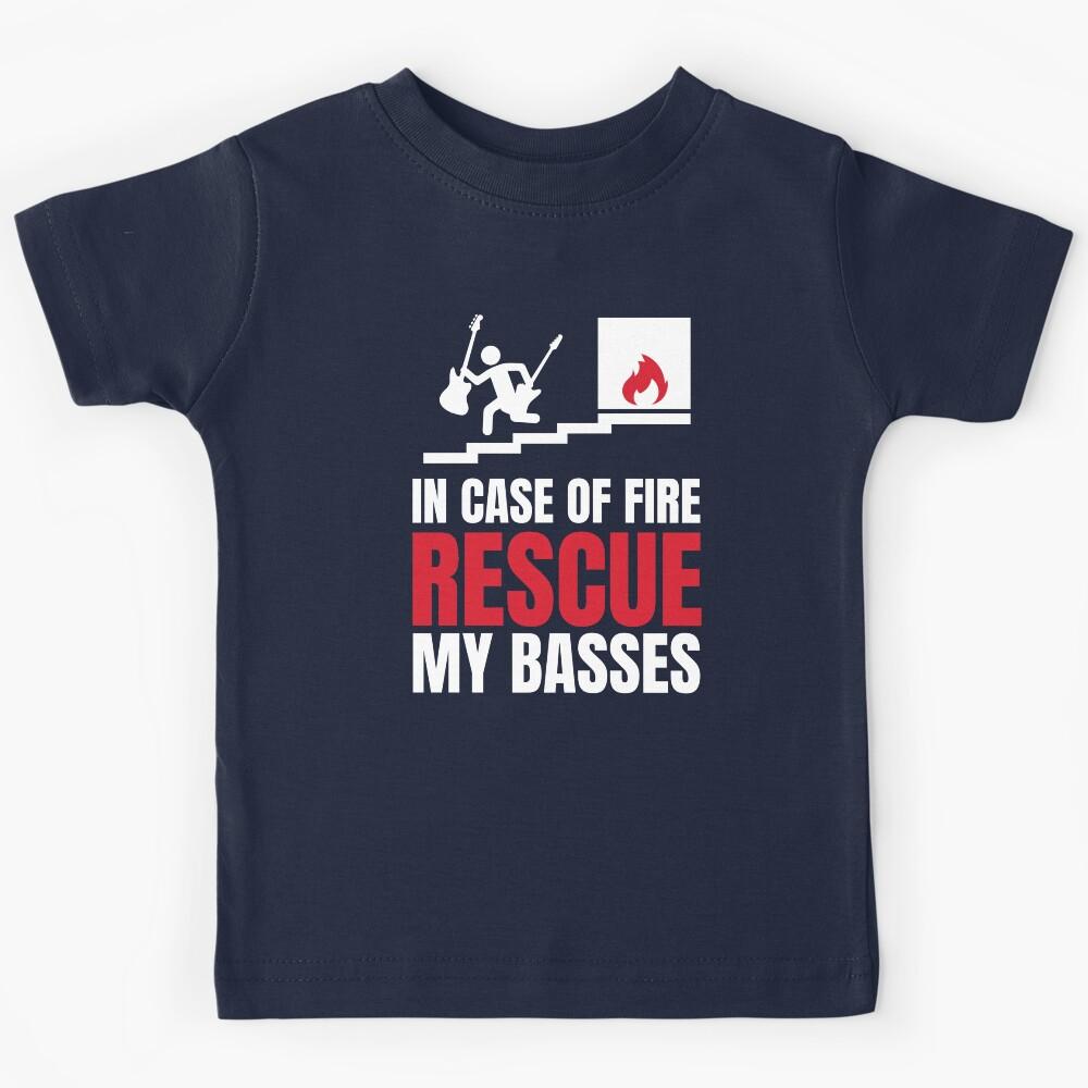 Funny Electric Bass Guitar Meme Kids T-Shirt 130