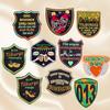 10pcs /Set Netherland Kruikenstad Emblem Embroidered Patches Iron On Patches For Clothing Netherland Carnival Patch Sewing Diy 